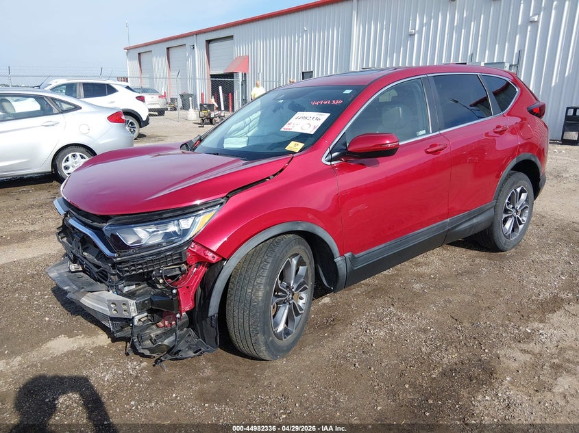 2021 Honda Cr-V 2wd Ex 2HKRW1H50MH420930 photo 1