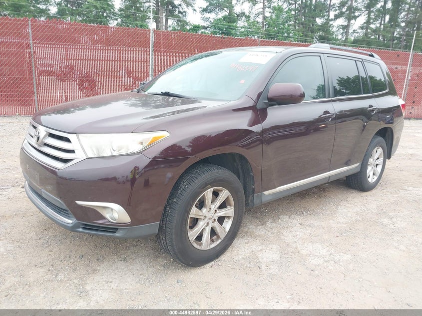 Vin: 5tdzk3eh8cs084488, lot: 45480021, toyota highlander se 20122