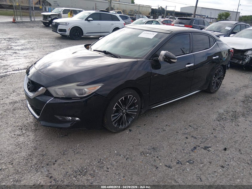 Vin: 1n4aa6ap6gc402040, lot: 45480042, nissan maxima 3.5 platinum 20162