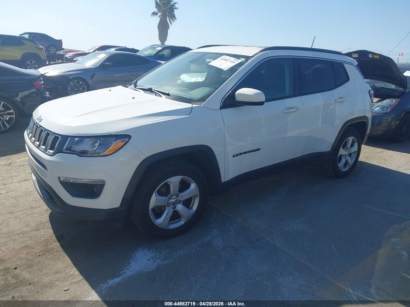 Vin: 3c4njcbb8jt469098, lot: 45480143, jeep compass latitude fwd 20182
