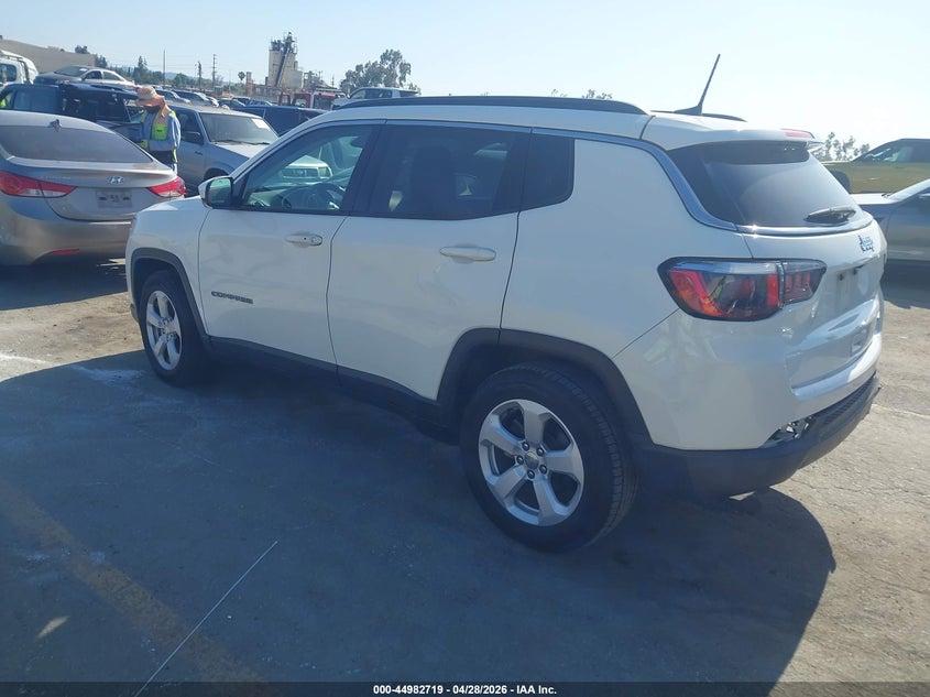 Vin: 3c4njcbb8jt469098, lot: 45480143, jeep compass latitude fwd 20183