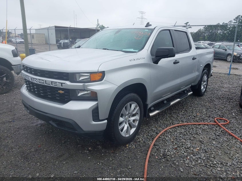 2020 Chevrolet Silverado 1500 2wd  Short Bed Custom 3GCPWBEF1LG155551 photo 1
