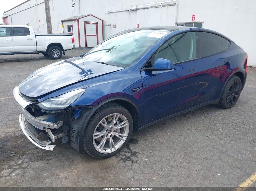2021 Tesla Model Y Long Range Dual Motor All-Wheel Drive 5YJYGDEE7MF160510 photo 1