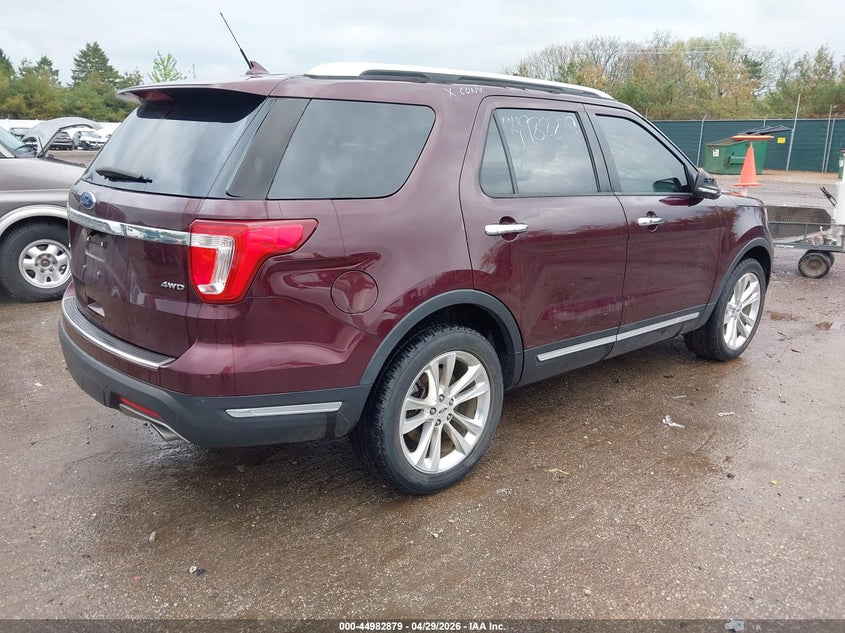 Vin: 1fm5k8f84kgb04007, lot: 45480302, ford explorer limited 20194