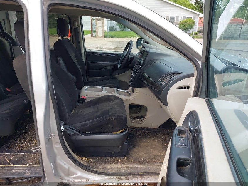 2012 Dodge Caravan 3.6 Grand Sxt silver Lot 111044982888 Vin 2C4RDGCGXCR280856