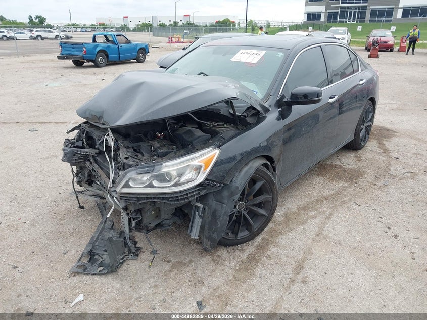 2017 Honda Accord Ex-L V6 1HGCR3F84HA007851 photo 1
