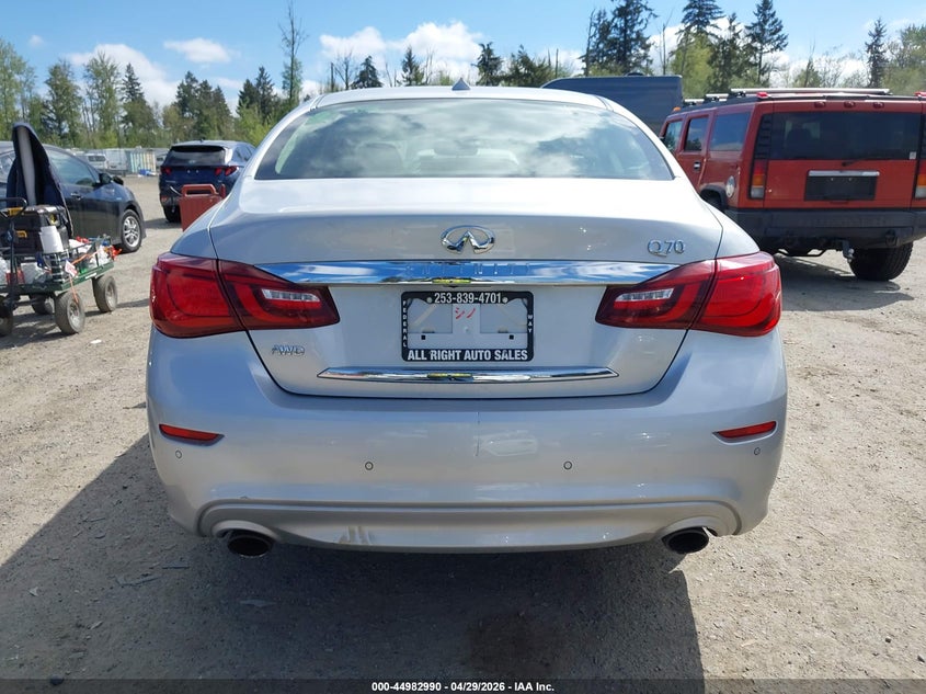 2016 Infiniti Q70 3.7X VIN: JN1BY1AR4GM270889 Lot: 44982990
