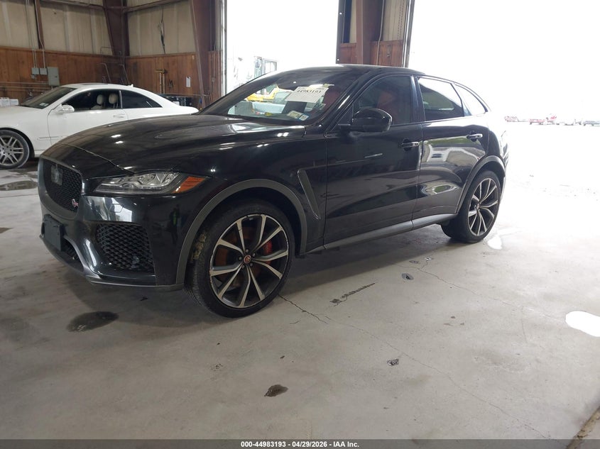 Vin: sadcz2eexla617377, lot: 45480617, jaguar f-pace svr p550 awd automatic 20202