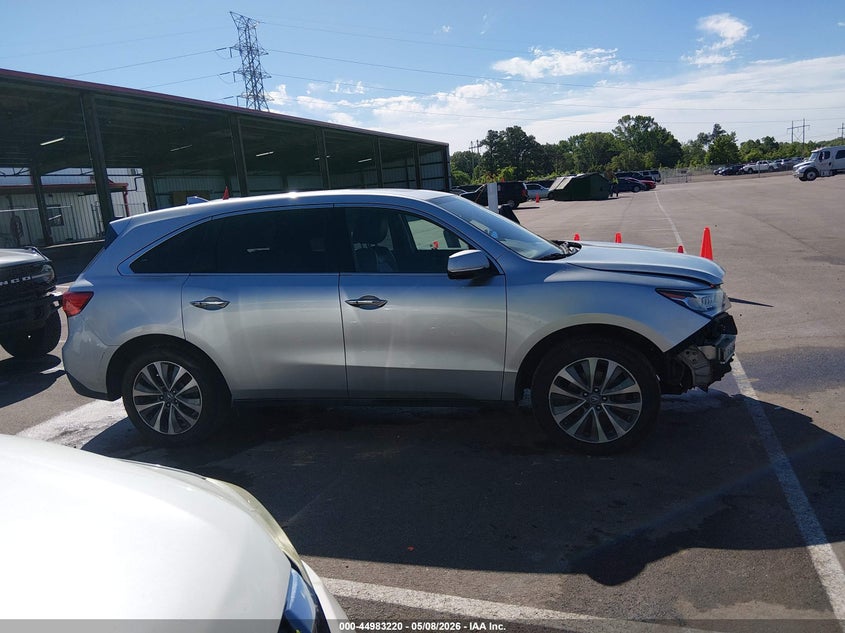 2014 Acura Mdx Technology Package VIN: 5FRYD3H41EB008986 Lot: 44983220