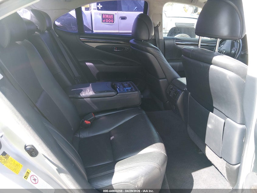 2013 Lexus Ls 460 VIN: JTHBL1EF3D5120093 Lot: 44983258