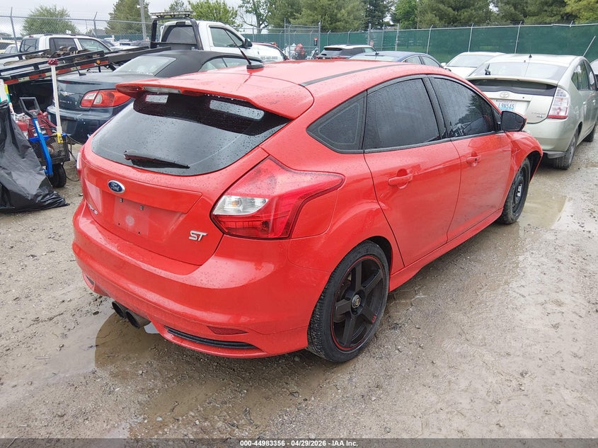 Vin: 1fadp3l98el449589, lot: 45480780, ford focus st 20144