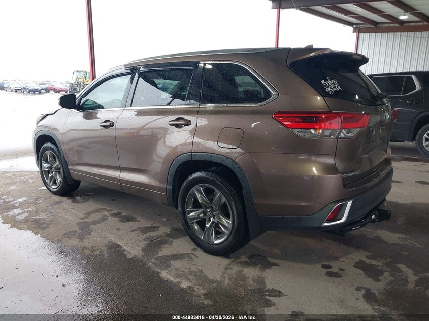Vin: 5tddzrfh7js885644, lot: 45480842, toyota highlander limited platinum 20183