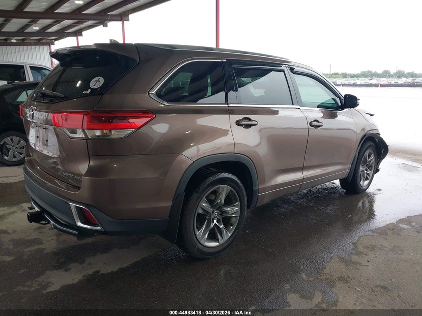 Vin: 5tddzrfh7js885644, lot: 45480842, toyota highlander limited platinum 20184