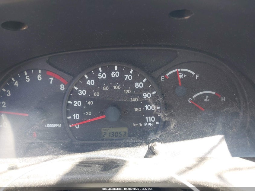 2003 CHEVROLET TRACKER SPORT UTILITY VEHICLE 2.0L I-4 DOHC, 127HP