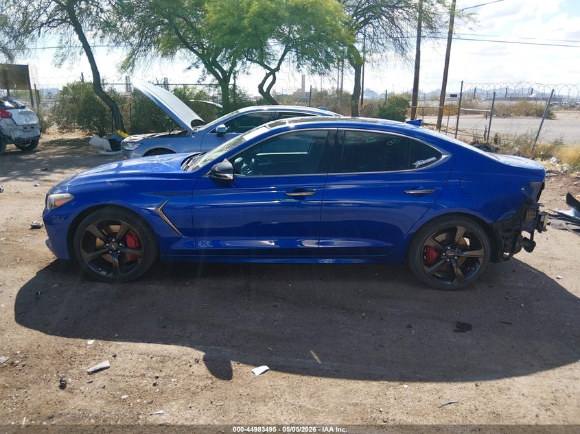 2020 Genesis G70 3.3T Rwd VIN: KMTG34LE0LU050755 Lot: 44983495