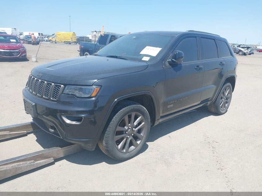 Vin: 1c4rjebg3gc369228, lot: 45481025, jeep grand cherokee limited 75th anniversary 20162