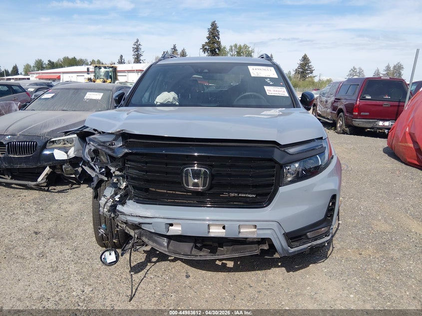 2024 Honda Passport Awd Black VIN: 5FNYF8H88RB019775 Lot: 44983612
