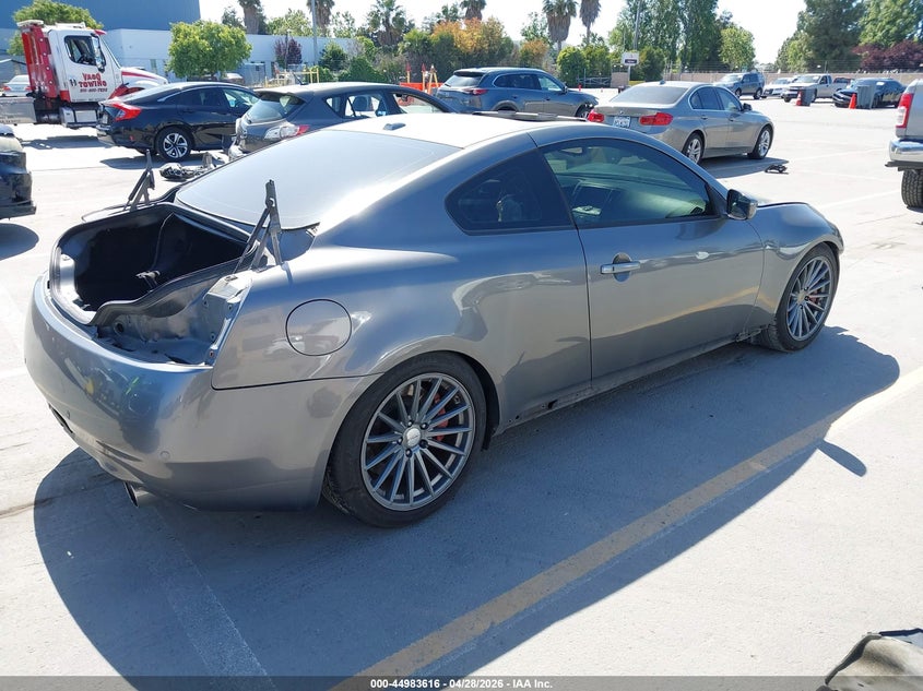 2013 INFINITI G COUPE 3.7L V-6 DOHC, VVT, 348HP