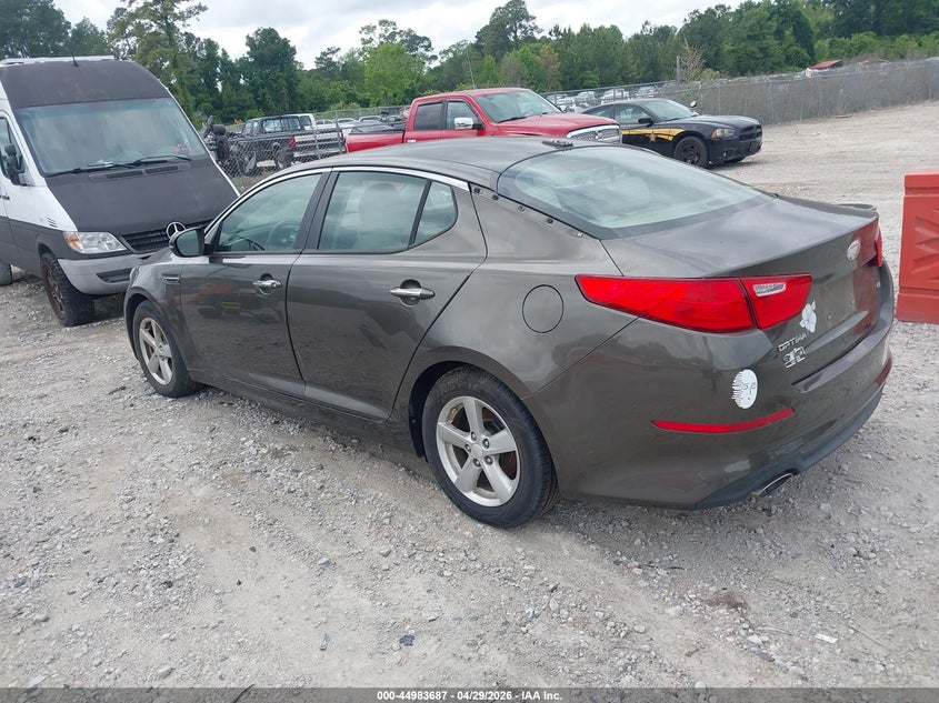 Vin: 5xxgm4a72eg264512, lot: 45481111, kia optima lx 20143