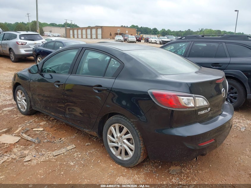 Vin: jm1bl1v82c1644926, lot: 45481200, mazda mazda3 i touring 20123