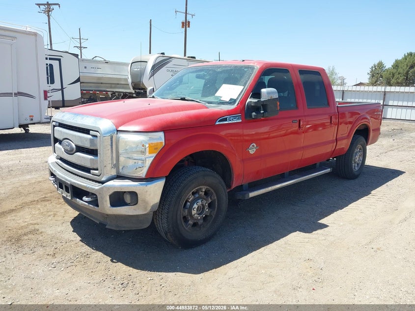 Vin: 1ft7w2bt1cec29360, lot: 45481296, ford f-250 lariat 20122