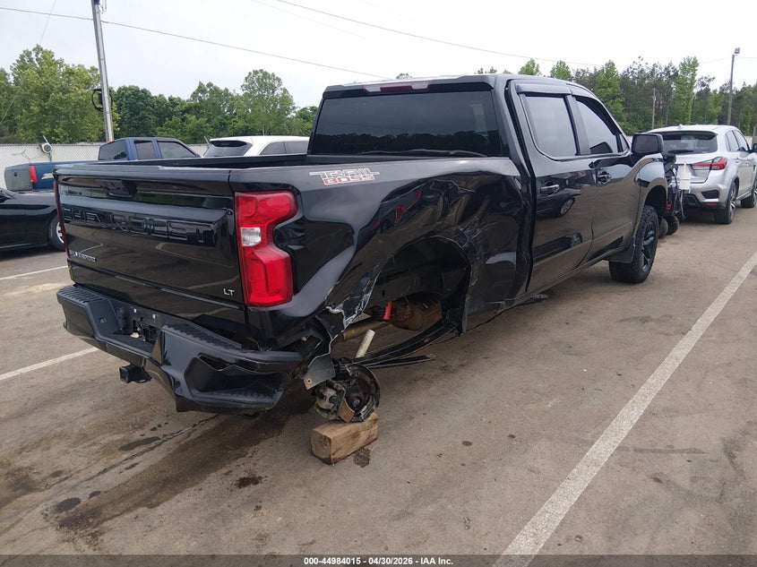 VIN 3GCPDFEK1NG629883 2022 CHEVROLET SILVERADO 1500 LT TRAIL BOSS