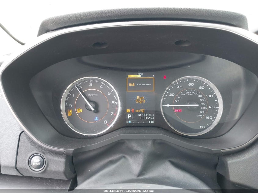 2019 SUBARU XV SPORT UTILITY VEHICLE 2.0L H-4 DI, DOHC, VVT, 152HP