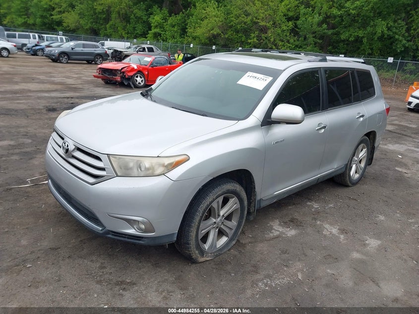 Vin: 5tddk3eh2cs130228, lot: 45481679, toyota highlander limited v6 20122