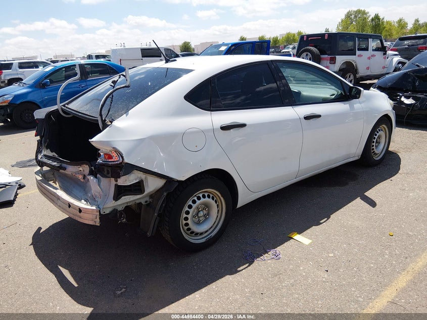 Vin: 1c3cdfaa5dd335933, lot: 45481824, dodge dart se 20134
