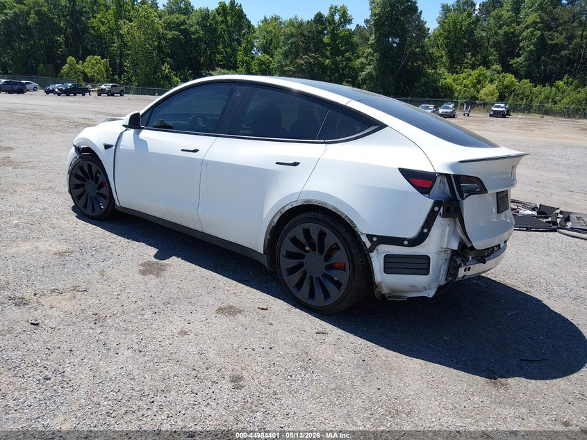 Vin: 7saygdef2nf564568, lot: 45481825, tesla model y performance dual motor all-wheel drive 20223