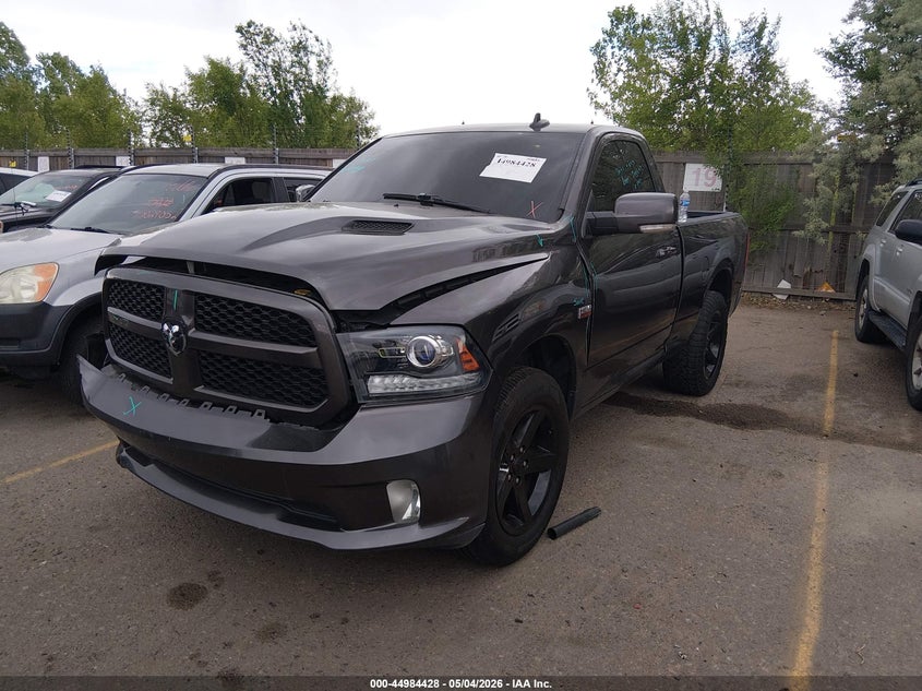 Vin: 3c6jr6ct4hg520798, lot: 45481852, ram 1500 sport  4x2 6'4 box 20172