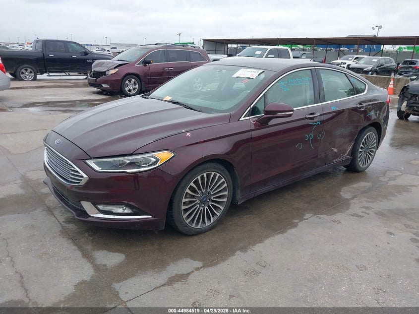 2017 Ford Fusion Titanium 3FA6P0K95HR124591 photo 1