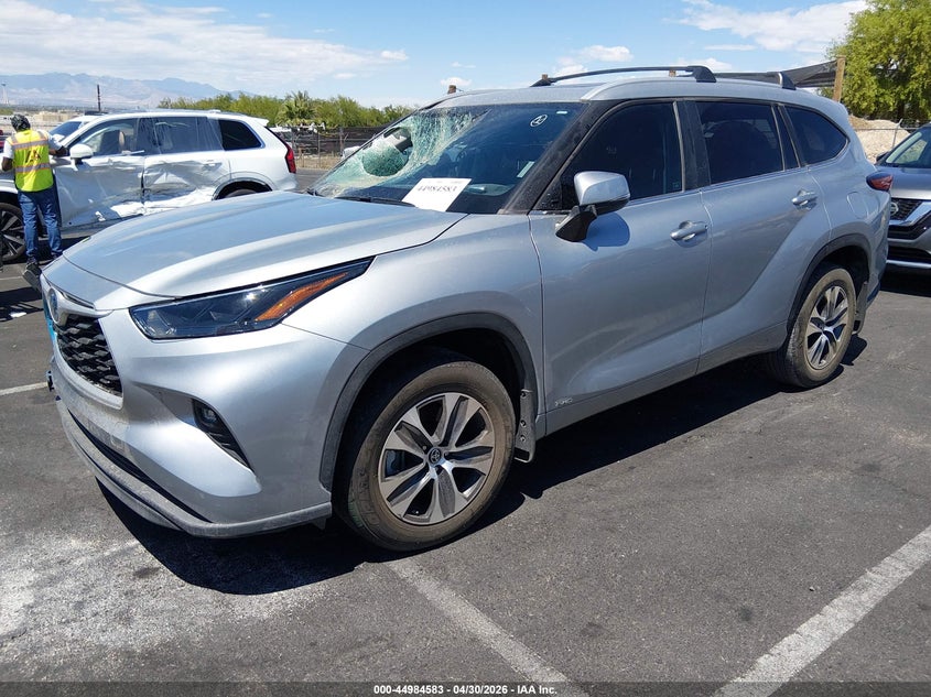 Vin: 5tdkbrch6ps134513, lot: 45482007, toyota highlander hybrid xle 20232