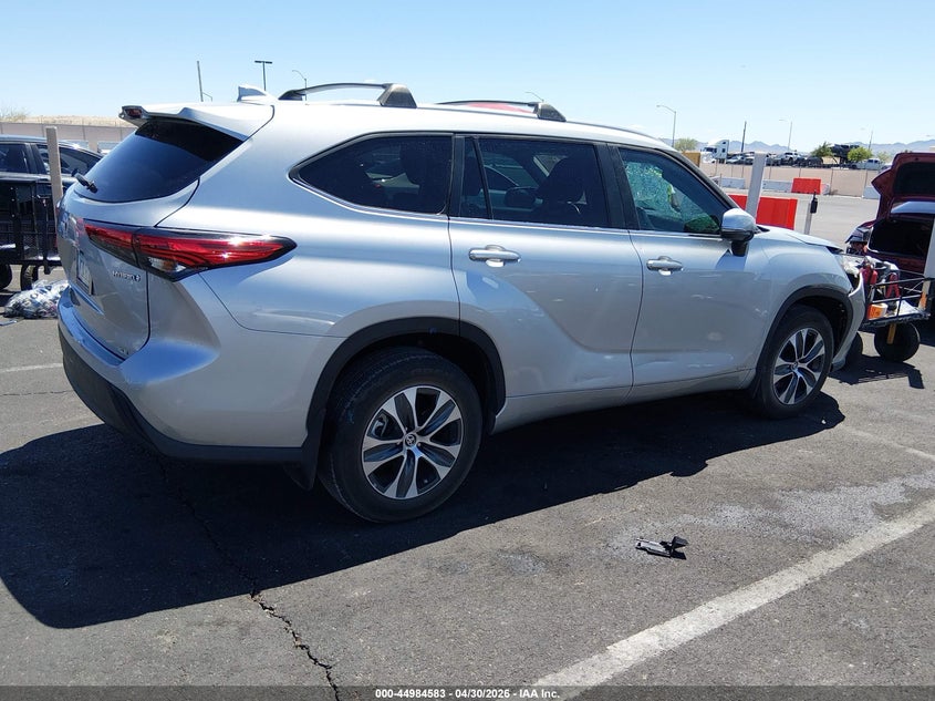 Vin: 5tdkbrch6ps134513, lot: 45482007, toyota highlander hybrid xle 20234