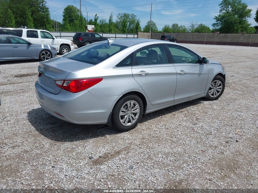 2011 Hyundai Sonata 2.4 Gls silver Lot 111044984669 Vin 5NPEB4AC2BH192415