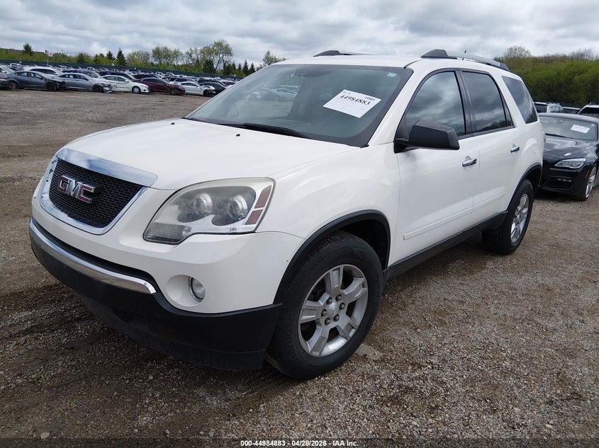 Vin: 1gkkvped0bj115309, lot: 45482307, gmc acadia sle 20112