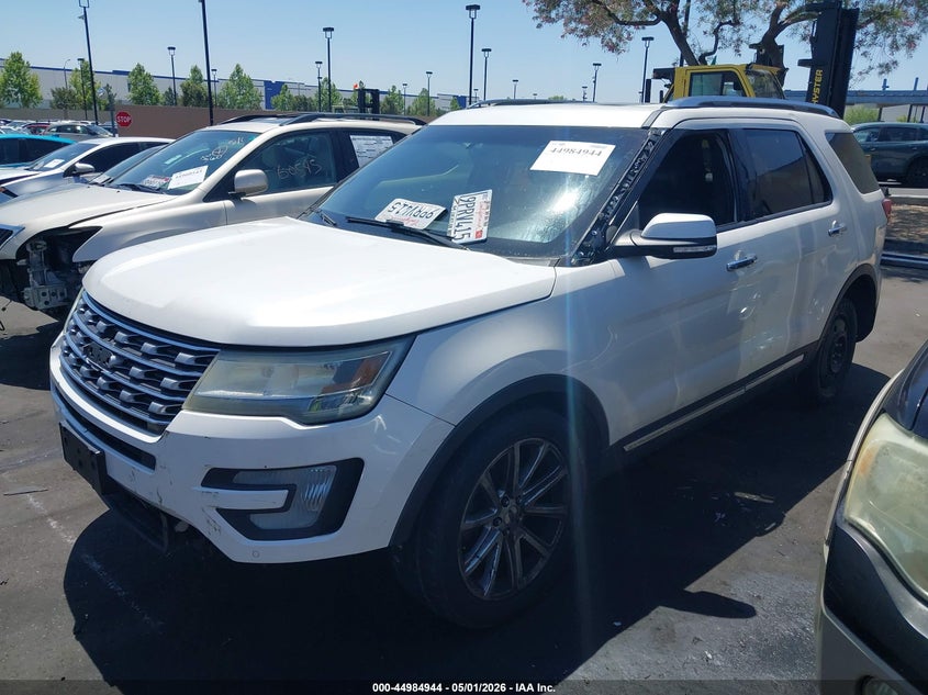 Vin: 1fm5k7f82ggb80679, lot: 45482368, ford explorer limited 20162