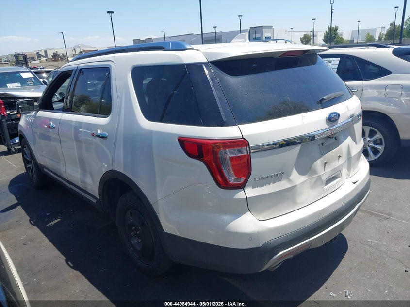 Vin: 1fm5k7f82ggb80679, lot: 45482368, ford explorer limited 20163