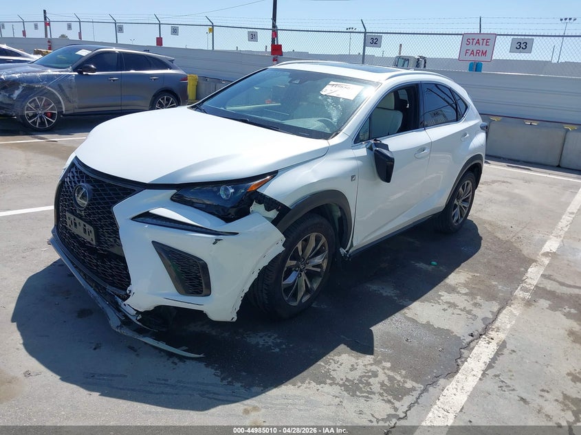 Vin: jtjsarbz2m5023534, lot: 45482434, lexus nx 300 f sport 20212