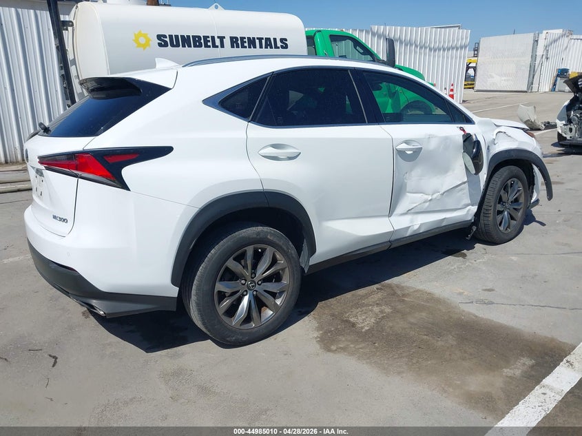 Vin: jtjsarbz2m5023534, lot: 45482434, lexus nx 300 f sport 20214