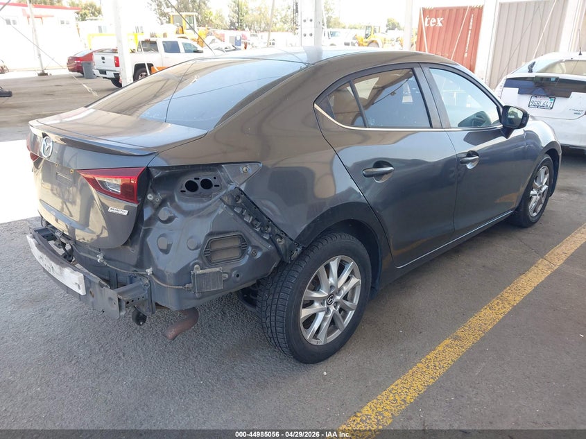 Vin: jm1bm1v76g1300915, lot: 45482480, mazda mazda3 i touring 20164