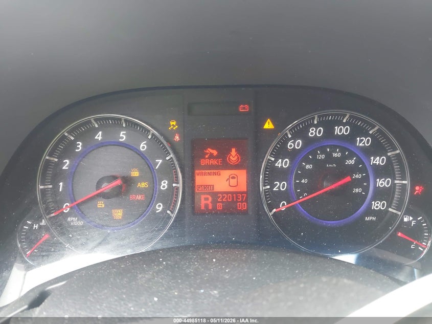 2010 Infiniti Fx35 VIN: JN8AS1MU6AM800642 Lot: 44985118