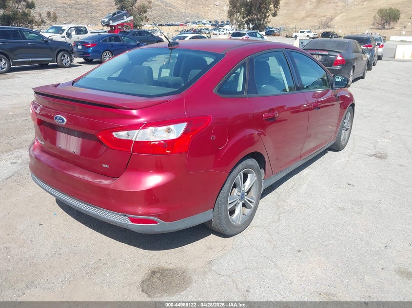 Vin: 1fadp3f21el321483, lot: 45482546, ford focus se 20144