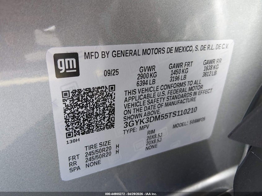 2026 CADILLAC OPTIQ SPORT UTILITY VEHICLE ELECTRIC