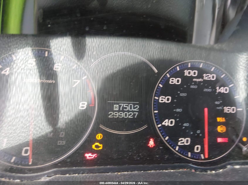 2007 Acura Tsx VIN: JH4CL96927C020417 Lot: 44985444