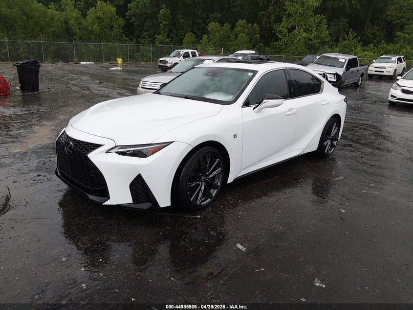 Vin: jthgz1b20n5054349, lot: 45482947, lexus is 350 f sport 20222