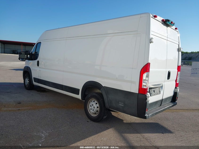 Vin: 3c6urvjg0ke507997, lot: 45482975, ram promaster 3500 cargo van high roof 159 wb ext 20193
