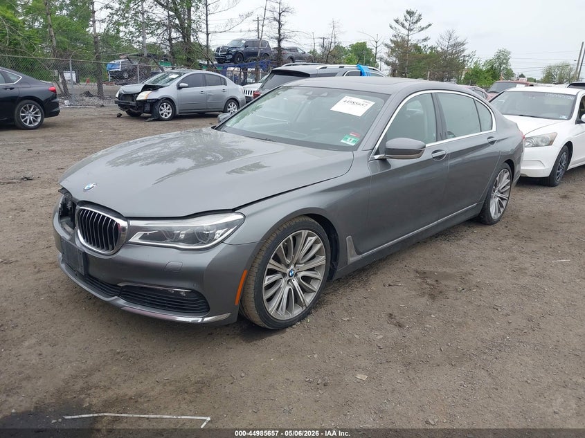 Vin: wba7f2c56gge12361, lot: 45483098, bmw 750i xdrive 20162