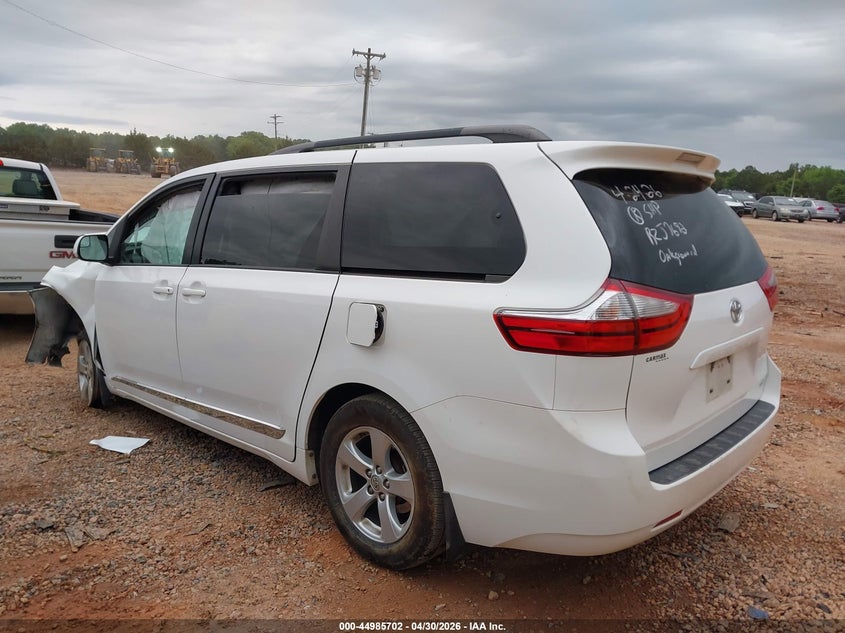 2017 TOYOTA SIENNA VAN 3.5L V-6 DI, DOHC, VVT, 296HP