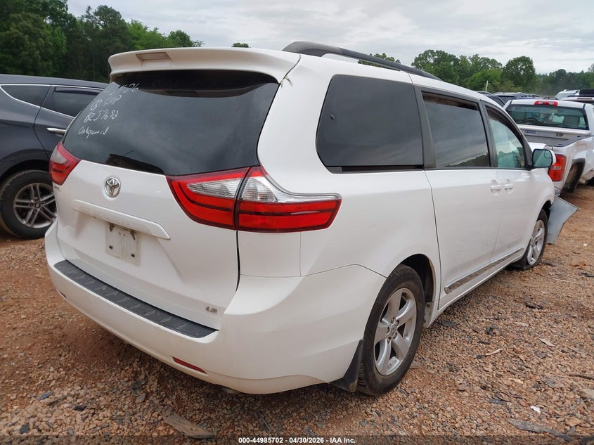 2017 TOYOTA SIENNA VAN 3.5L V-6 DI, DOHC, VVT, 296HP